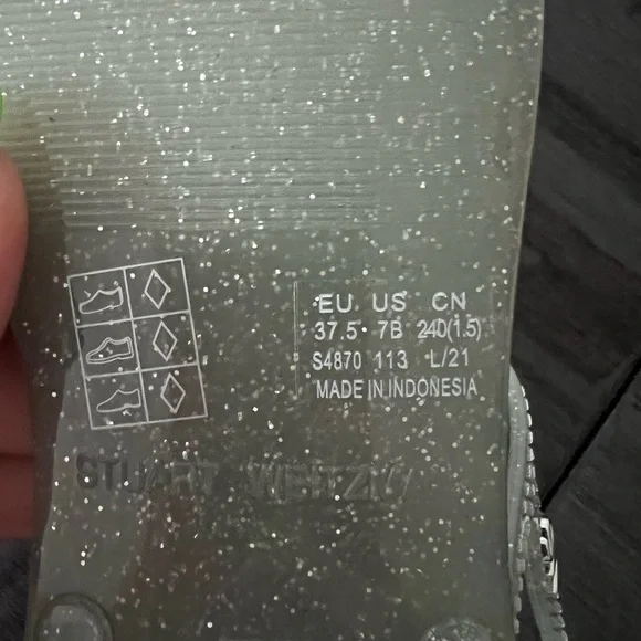 New without tags Stuart Wietzman Millie Jelly Sandals - Picture 7 of 7